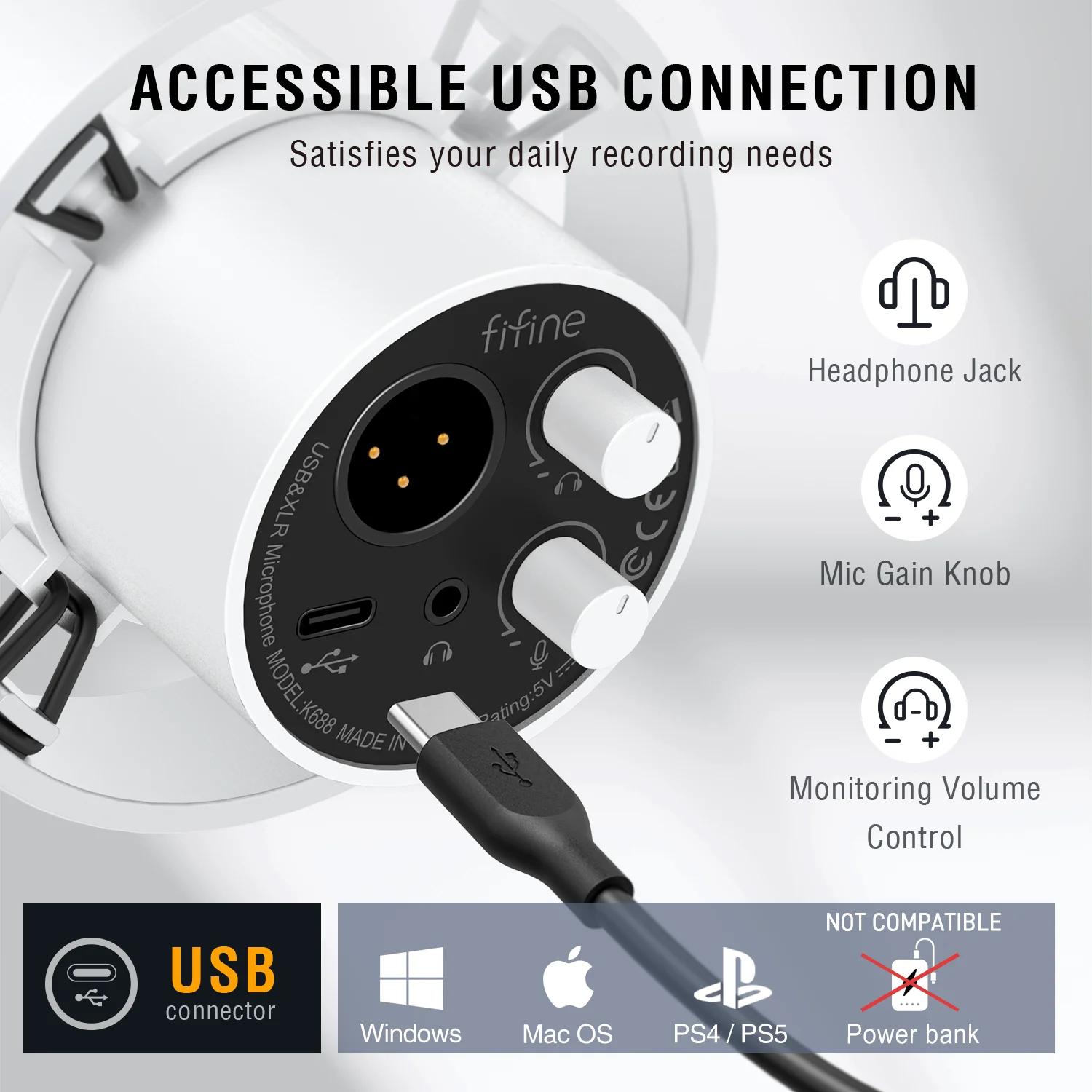 Microphone dynamique XLR statique avec surveillance en temps réel