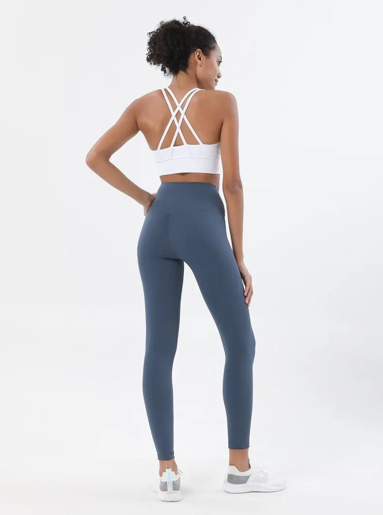 Soutien-gorge nylon respirant femme sport - Haut sexy yoga fitness course sous-vêtements athlétiques