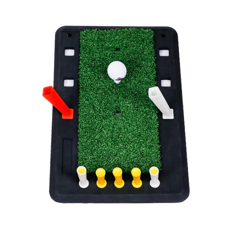 Tapis de frappe de Golf, pratique intérieure et extérieure pour le chemin de Swing, retour amélioré, mise/entraînement/tapis de Swing