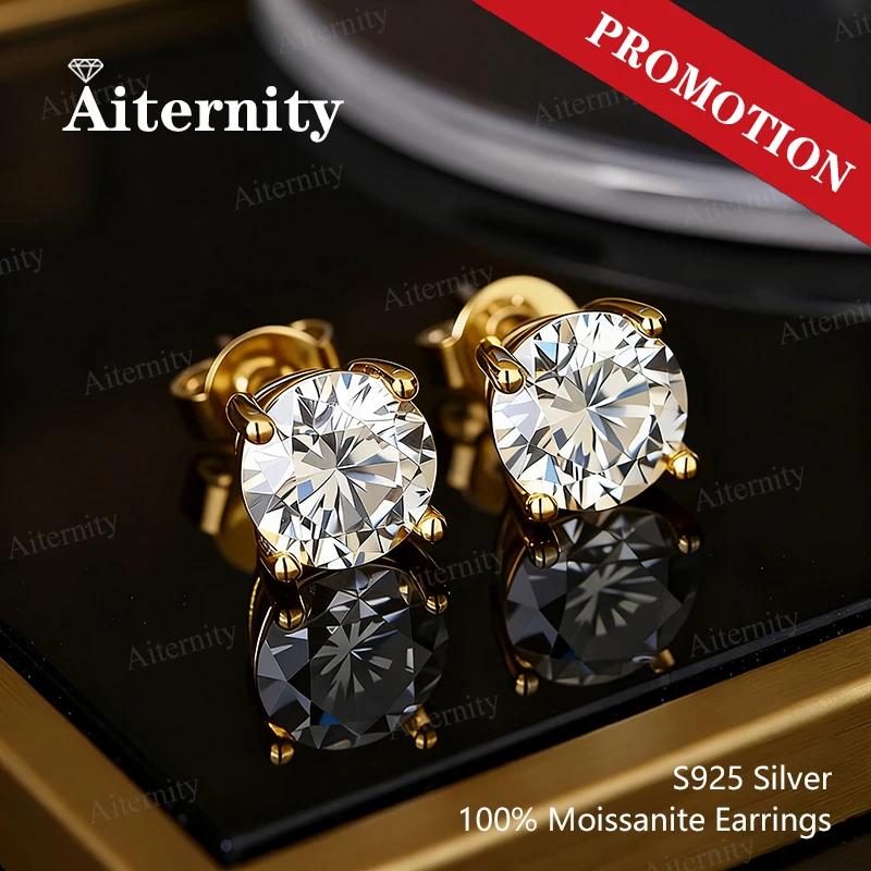 Boucles d'oreilles Moissanite pour femmes