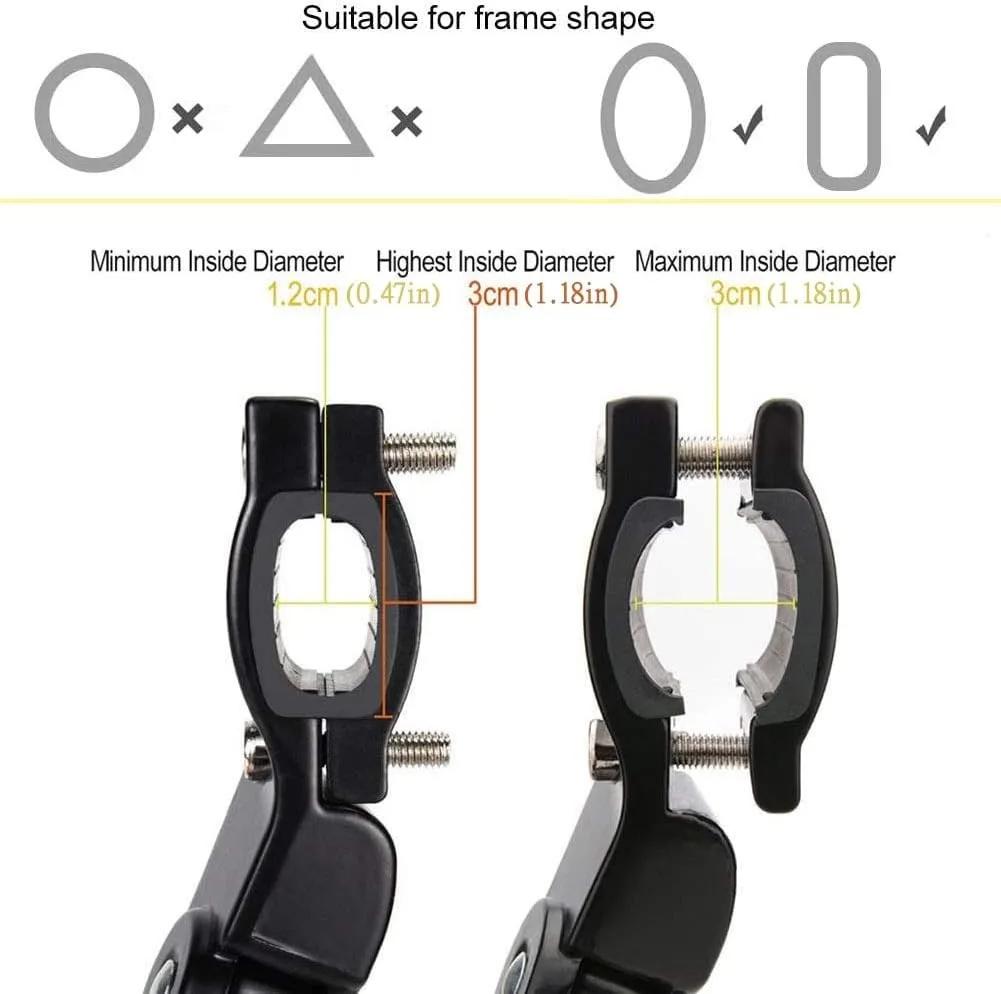 Béquille de vélo réglable en alliage d'aluminium, béquille latérale de vélo