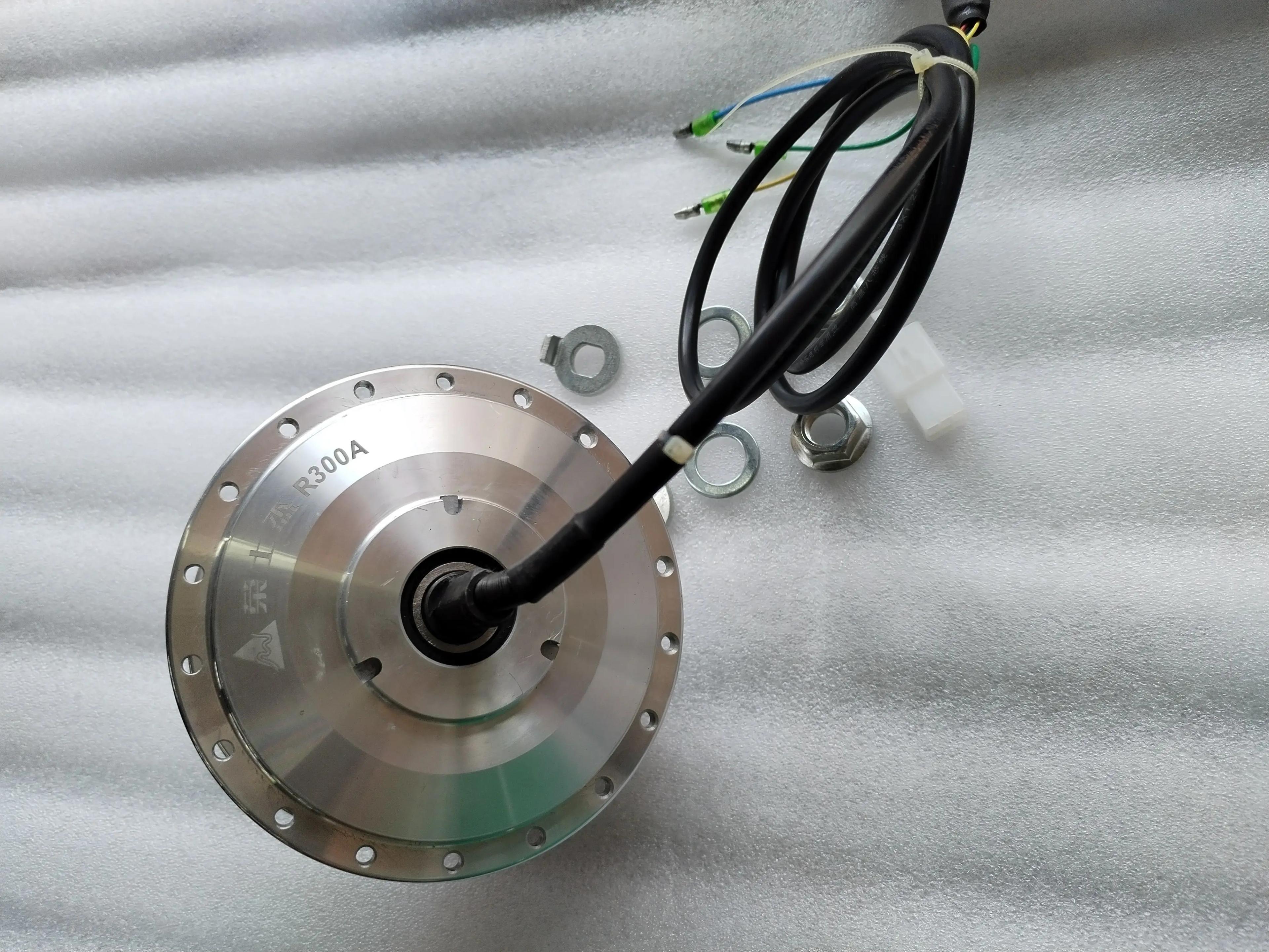 Moteur électrique R300 36V pour vélo avant de 100mm convient aux kits de conversion vélo électrique adapté aux randonneurs et cyclistes urbains