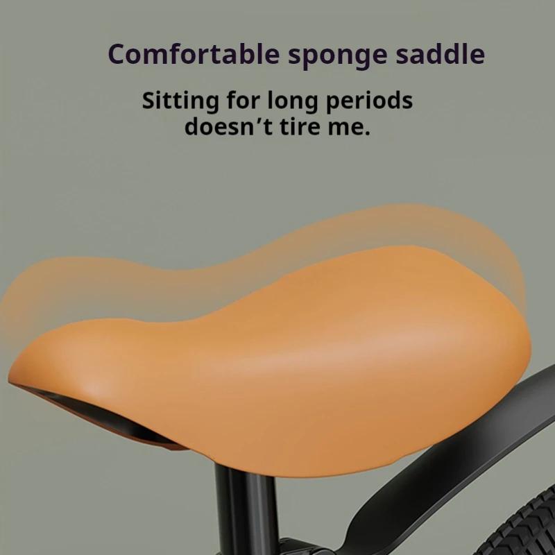 Vélo d'équilibre de 12 pouces, cadre en acier à haute teneur en carbone, guidon réglable, siège réglable, vélo à pousser à deux roues, pour la conduite en extérieur