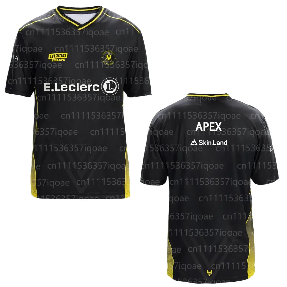 Maillot E-sports Valorant Vitality Pro 2026 pour Homme – T-shirt Confortable et Respirant pour Fans de Rocket League – Personnalisable