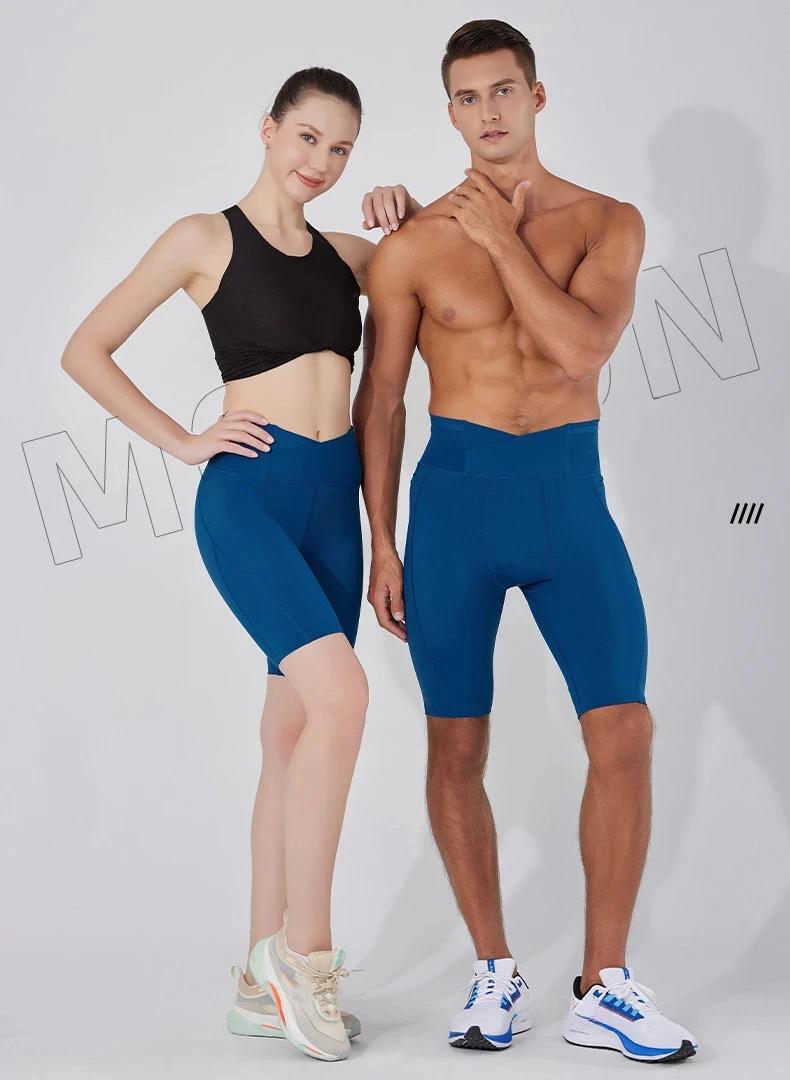 Collants compression couple running - Shorts séchage rapide pour marathon