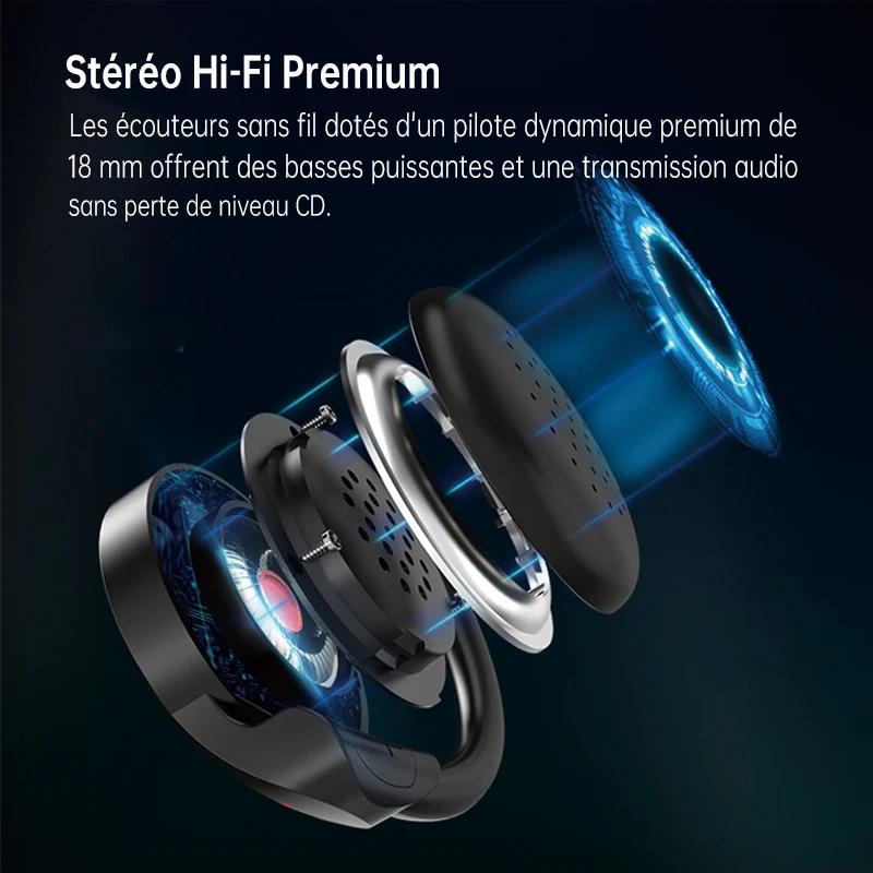 A6 petits écouteurs Bluetooth enrouler autour de la tête