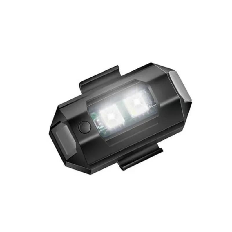Lumières de moto Drone lumière stroboscopique USB LED Anti-Collision vélo avion nuit volant Mini clignotant voyant d'ave