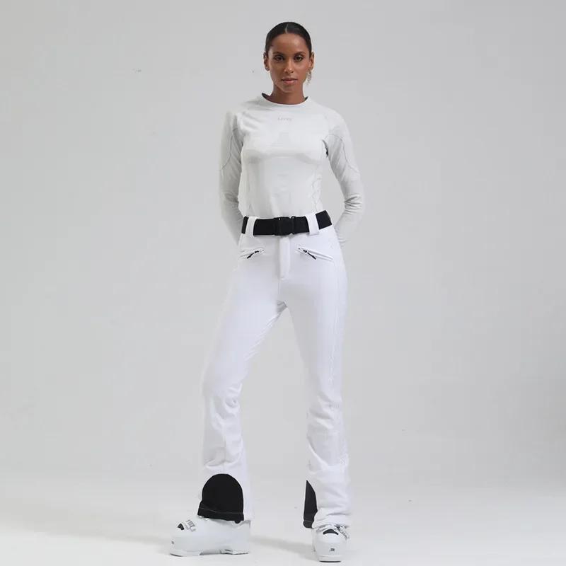 Pantalons de Ski femmes Sport Ski ensemble coupe-vent imperméable vêtements de neige montagne mince Snowboard porter en