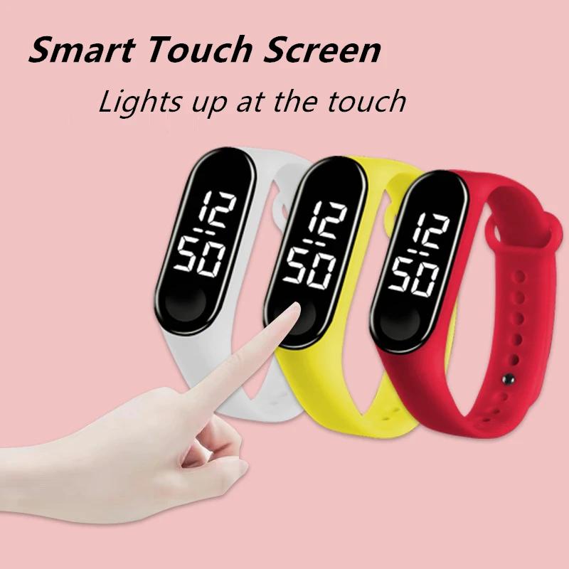 Montre de sport étanche pour enfants, dessin animé dinosaure licorne, jouets pour enfants, montre électronique numérique Led pour garçons et filles, Bracelet
