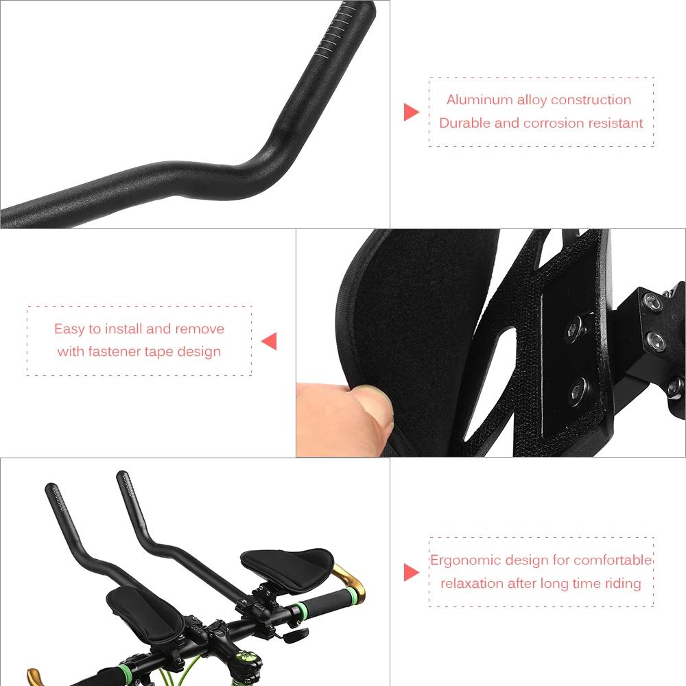 Barre de repose-aisselles pour vélo, barre aérodynamique pour cyclisme, barre de relaxation pour triathlon, barre de repose-aisselles pour vélo de route, barre aérodynamique pour vélo