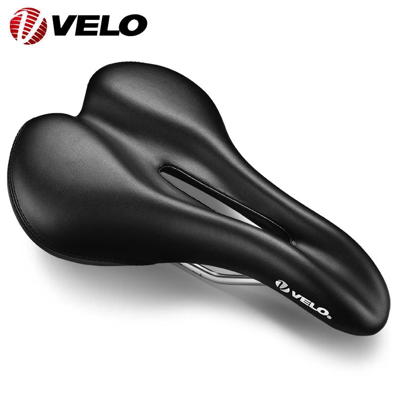 Conductrice O-Selle de vélo confortable en cuir PU, rail en acier d'origine, gravier de route, VTT, vélo de ville tout-terrain, pièces de vélo de tourisme