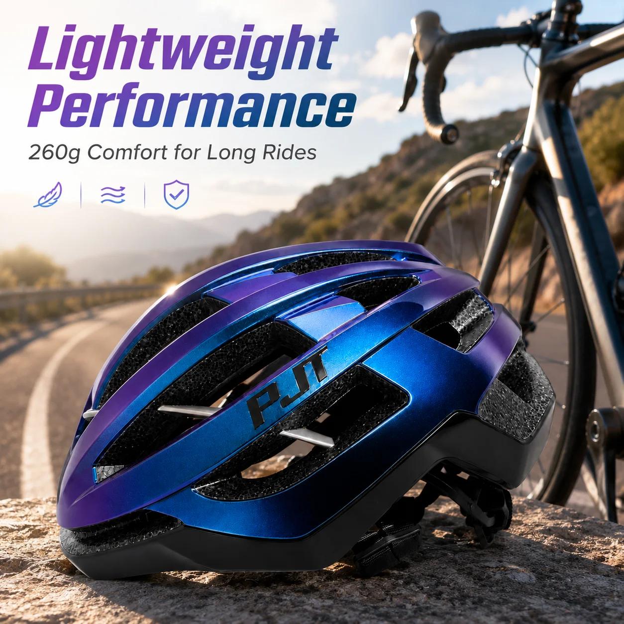 Casque de vélo pour adultes, léger, réglable, pour vélo de route, VTT, pour hommes et femmes, course