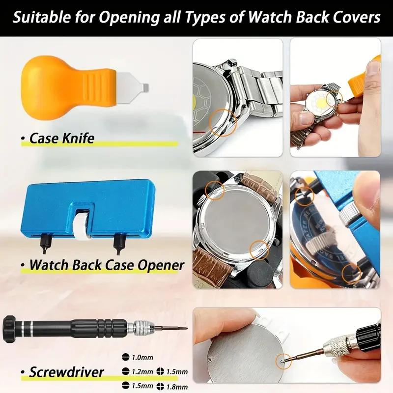 44 pièces de Kit de réparation de montre