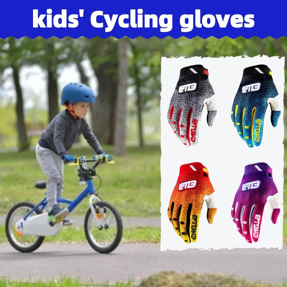 Gants de vélo pour enfants ETBIKE adaptés aux enfants de 4 à 11 ans idéaux pour les trottinettes apprentissage sécurité confort protection durée de vie