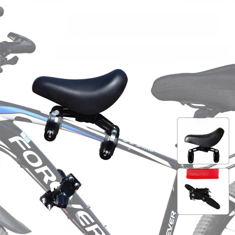Siège enfant pour VTT, siège de sécurité avant, coussin de siège de vélo pour enfants, confortable et durable, en acier