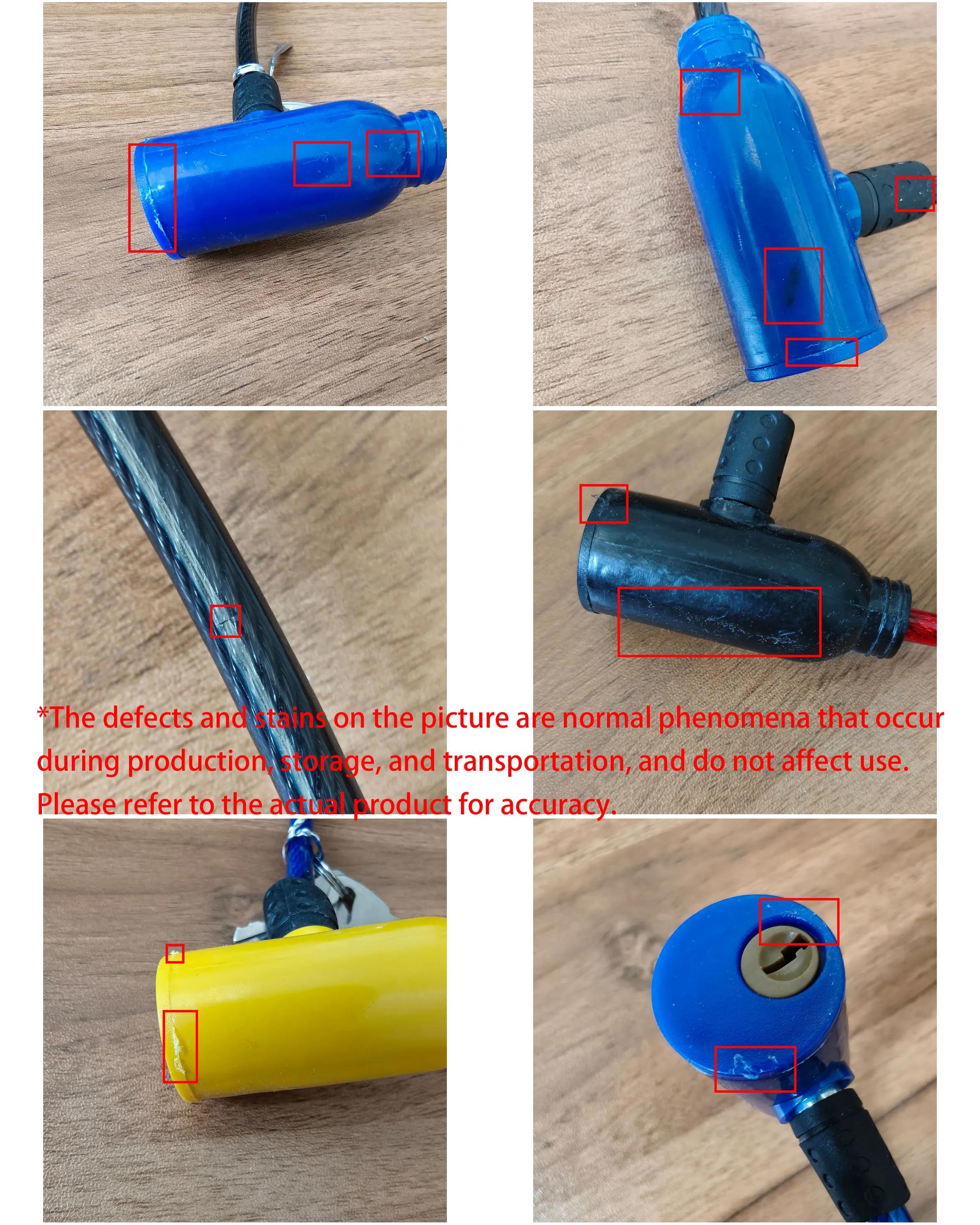 Serrure de vélo avec 2 clés – Câble en acier antivol durable pour vélos
