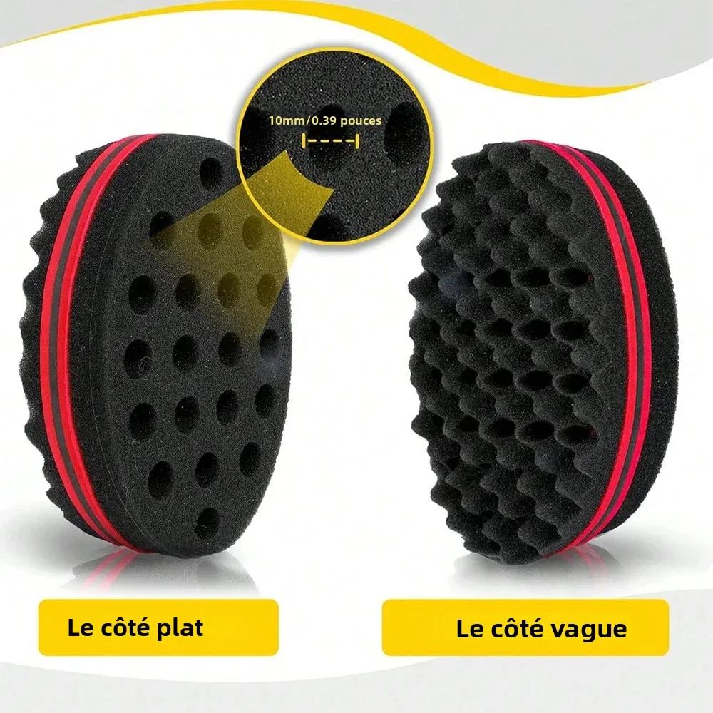 3 pièces/ensemble coiffure en caoutchouc lavable Afro Curl éponge doux bobine de cheveux vague Dreadlock naturel fourche