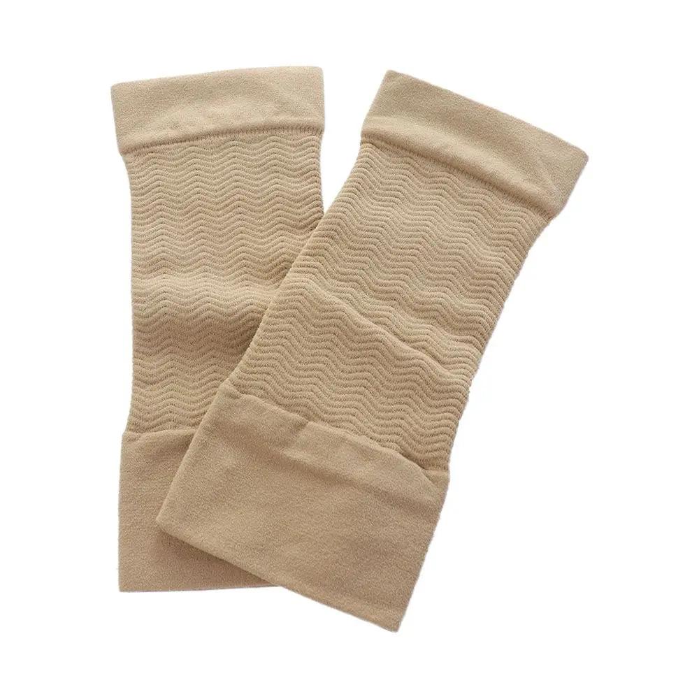 Manchons de massage élastiques de couleurs unies, enveloppes de bras amincissantes, manchons de bras de Compression, Support de chaussette de coude, améliore le manchon façonnant
