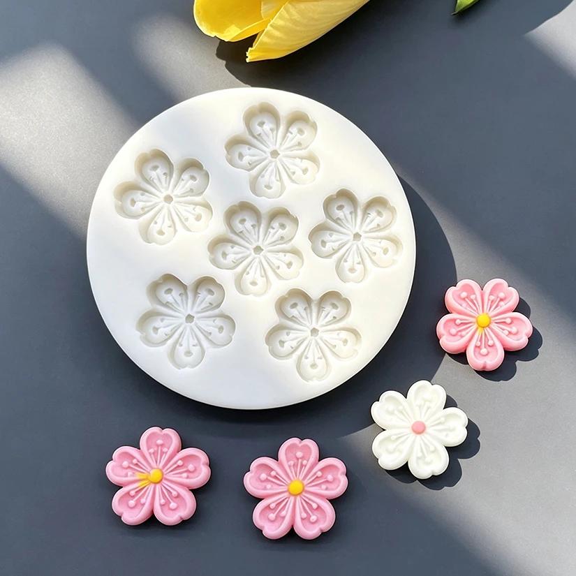 Moule en silicone en forme de fleur Sakura