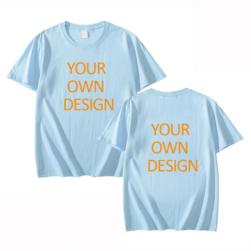T-shirt en coton pour hommes, personnalisez votre design ici, texte personnalisé, t-shirt pour hommes et femmes, ajoutez votre propre design, t-shirt tendance, vêtements