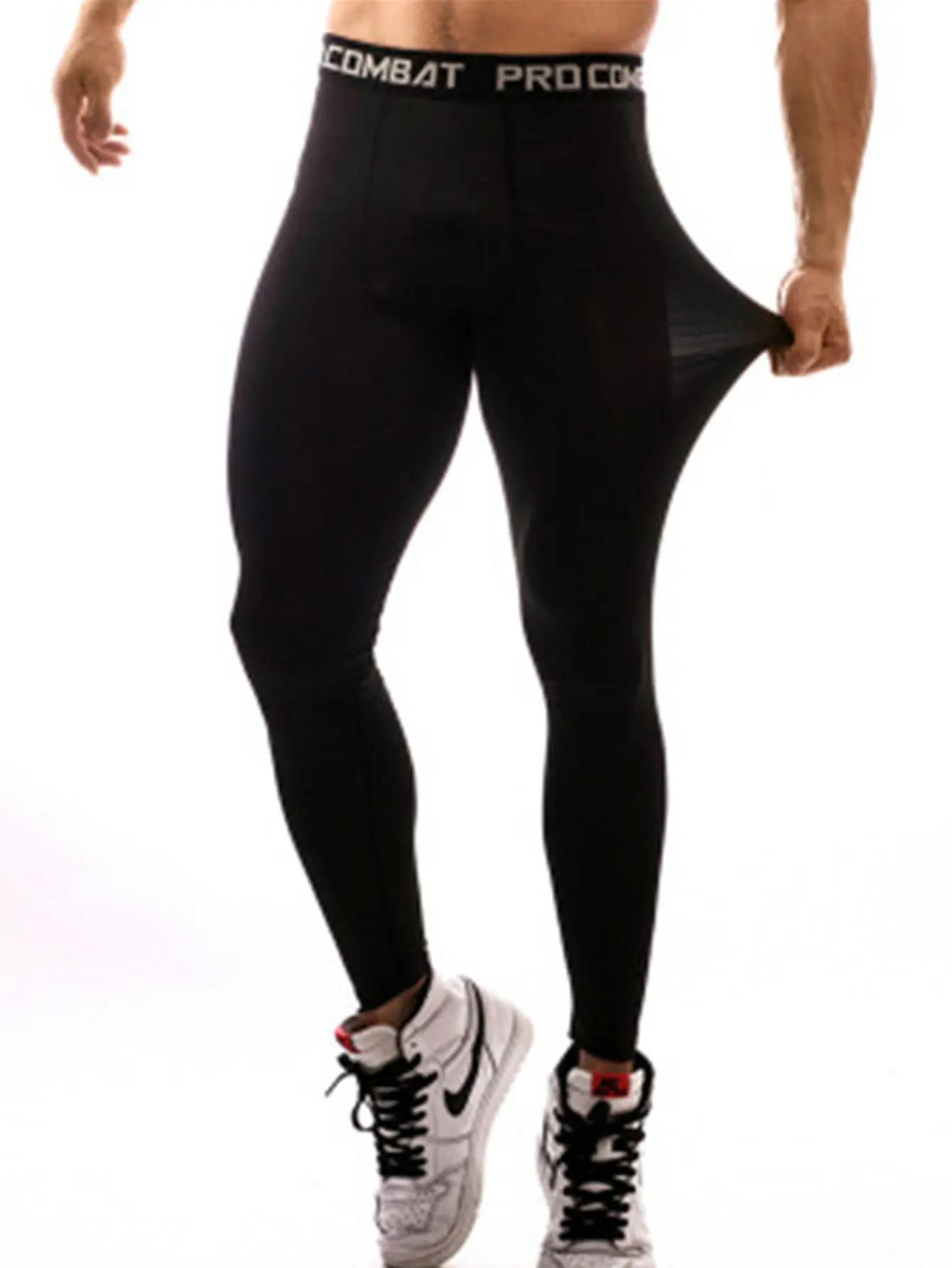Leggings compression homme pour running et yoga - Collants fitness longue durée d'entraînement