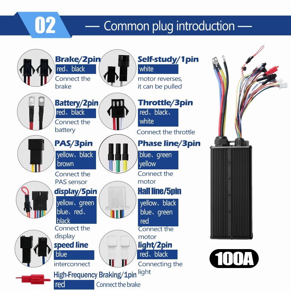 Kit de vélo électrique 5000W 3000W 2000W avec écran TFT UKC1, prise en charge de la charge USB, S966 NFC, moteur de moyeu arrière MTX39