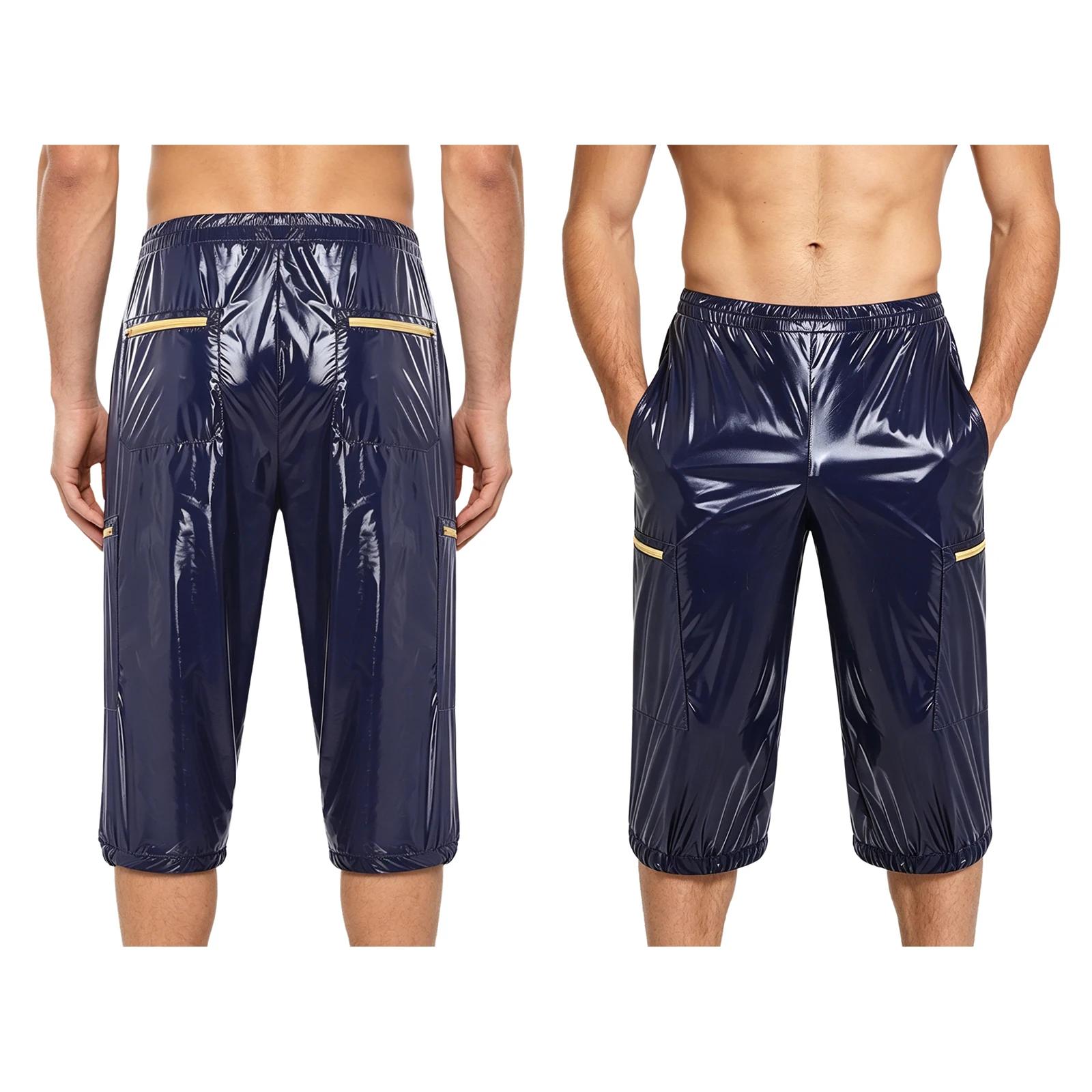Pantalon de jogging imperméable pour hommes pantalon de survêtement à taille élastique pantalon long pour la danse entraînement plage cyclisme sport court