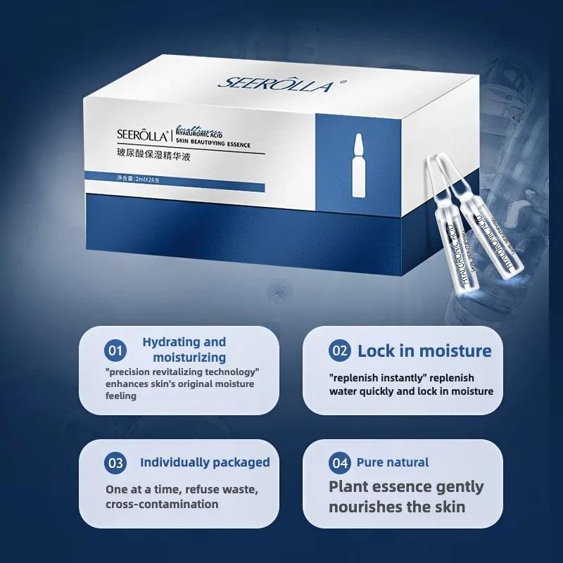 Sérum à l'acide hyaluronique, Anti-âge, hydratant, rétrécit les Pores, Essence blanchissante hydratante pour Instruments à micro-aiguilles, soins pour la peau