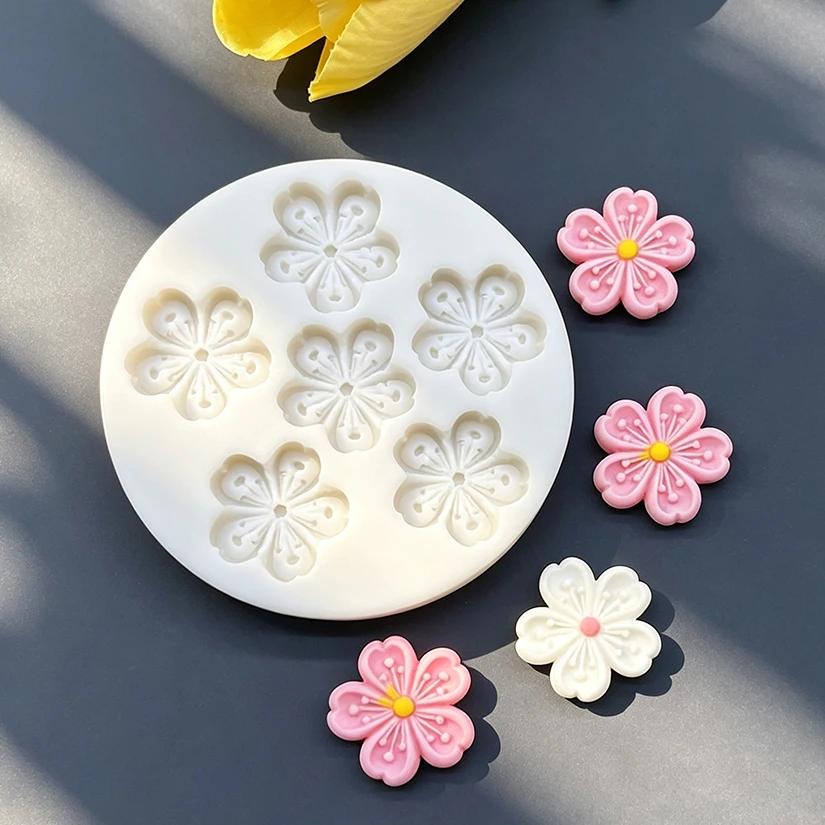 Moule en silicone en forme de fleur Sakura
