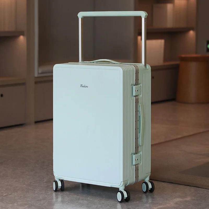 Nouvelle valise de voyage haut de gamme 2026 à poignée télescopique large