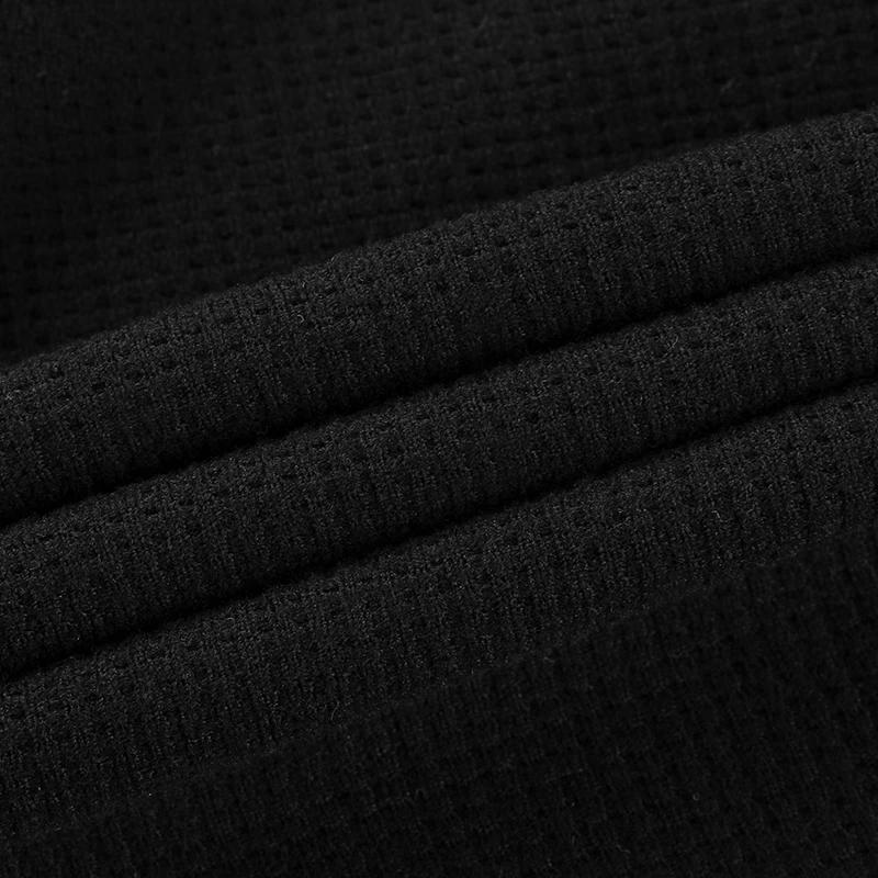 T-shirt réfléchissant manches longues homme sport - Manteau noir respirant gym jogging fitness