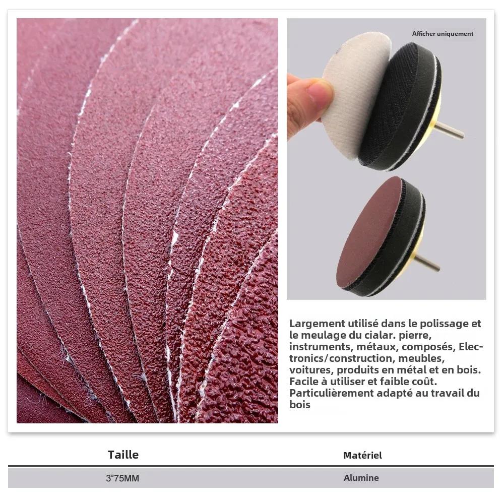 Abrasifs en Papier de Verre de Forme Ronde