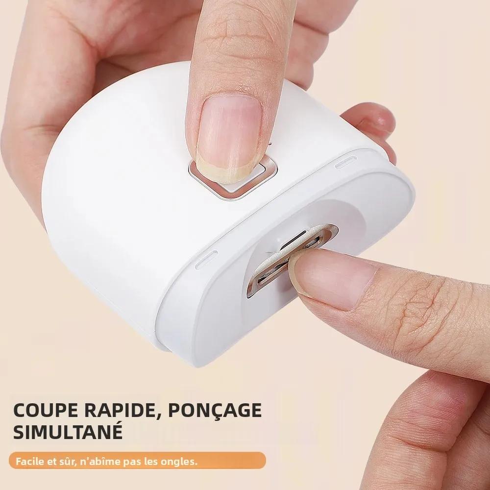 Coupe-ongles électrique automatique avec coupe-ongles léger