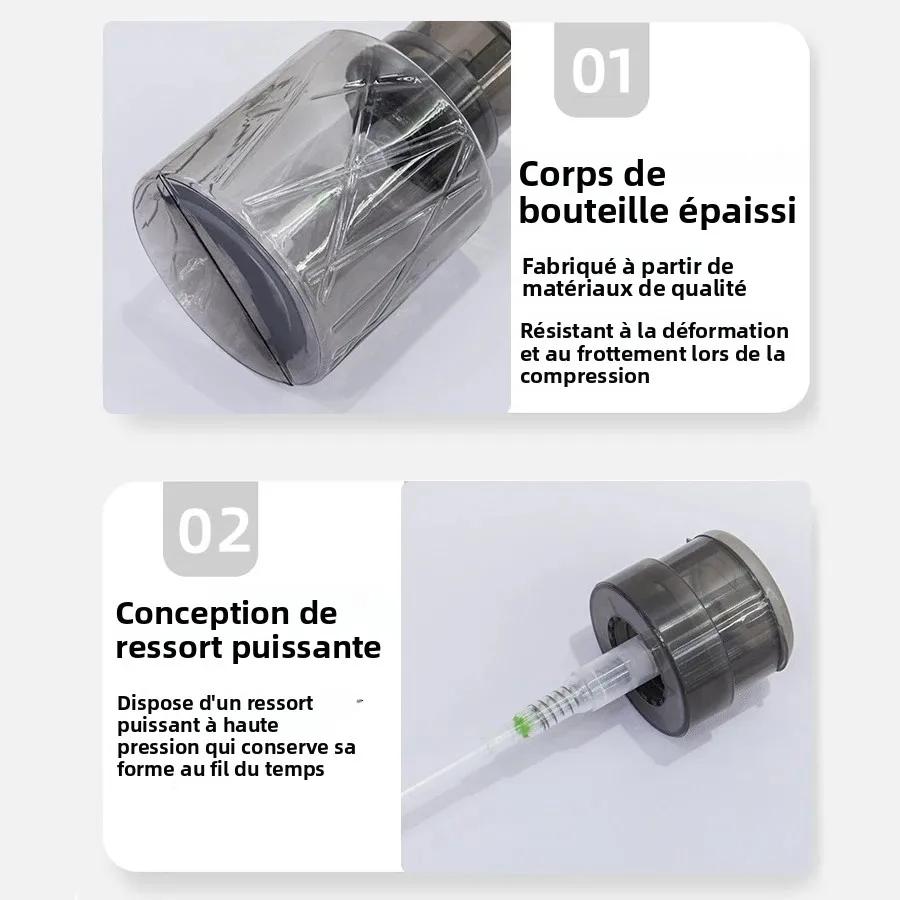 Distributeur de pompe vide verrouillable rechargeable