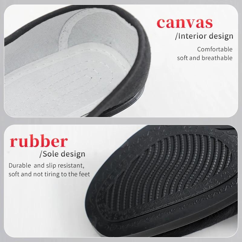Chaussures de danse ethnique en tissu noir pour adolescentes - Confort et style pour jeunes danseuses