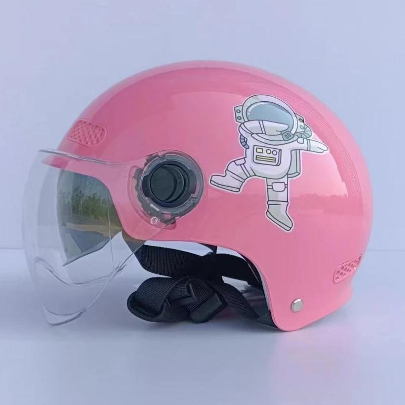 Casque de sécurité de vélo pour enfants de 6 à 12 ans, casque d'équitation, apparence réglable, Ultra-léger, absorbant les chocs, ABS Casco Moto