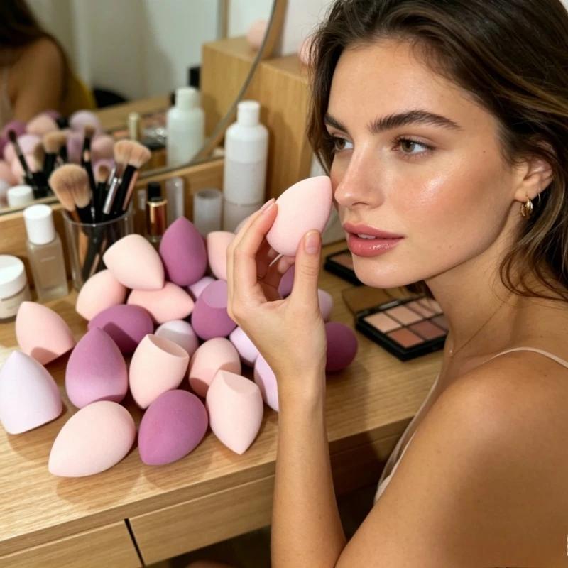 1/7/18 pièces éponge de maquillage sans latex sans parfum
