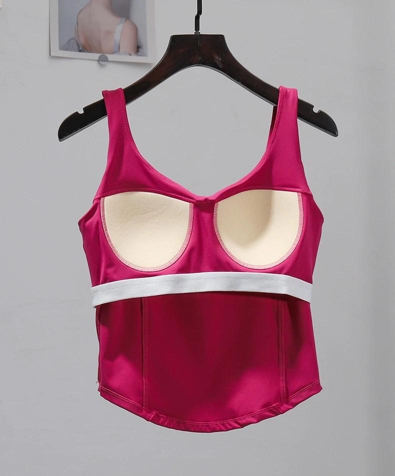 Ensemble sport femme 2 pièces yoga sexy soutien-gorge taille haute shorts fitness course