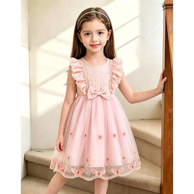 Robe de princesse pour filles de 4 à 7 ans