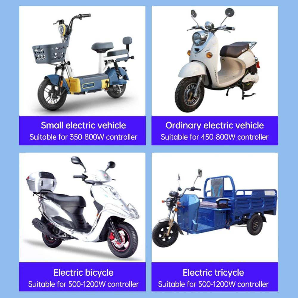 Contrôleur de moteur à courant continu sans brosse pour vélo électrique e-bike Scooter 48V-72V 1200-1500W