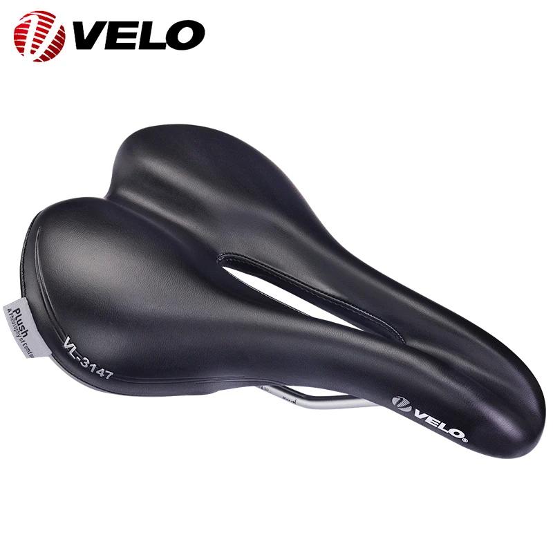 Conductrice O-Selle de vélo confortable en cuir PU, rail en acier d'origine, gravier de route, VTT, vélo de ville tout-terrain, pièces de vélo de tourisme