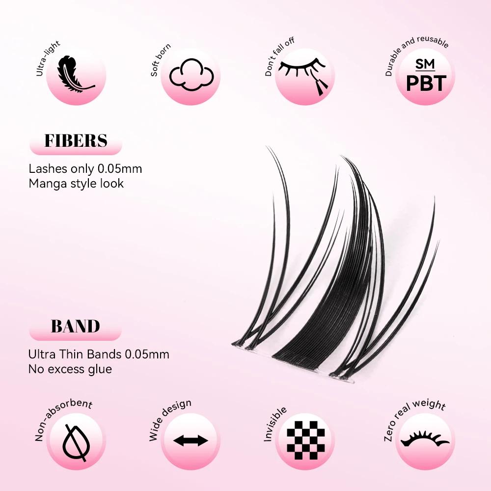 Extensions de cils uCoolMe Lashes Fairy Manga