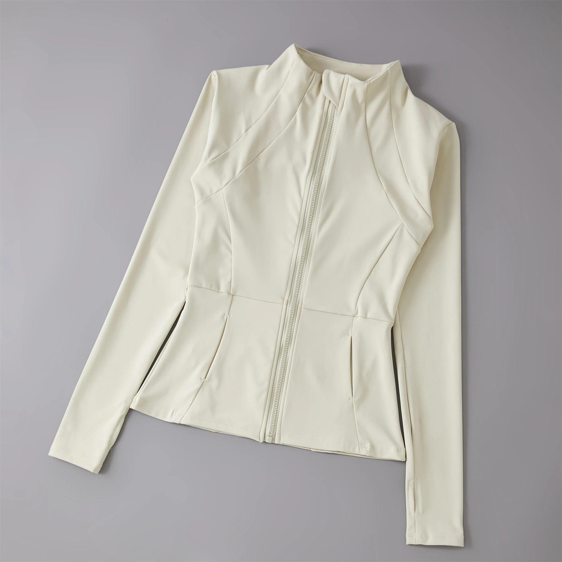 Vêtements de Yoga coupe-vent vêtements de sport femme course à manches longues sweat-shirt vestes de sport haut femmes hauts d'entraînement vêtements de sport