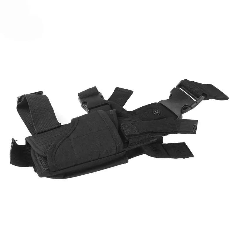 Étui tactique en cuir pour fusil court à porter à la cuisse