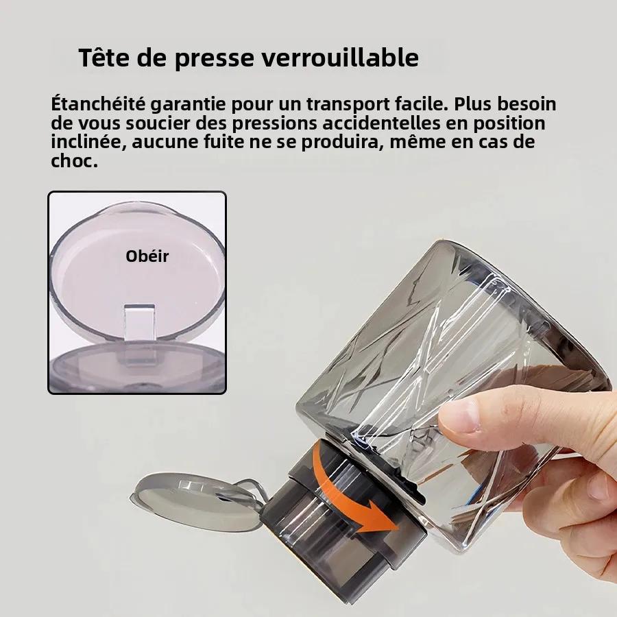 Distributeur de pompe vide verrouillable rechargeable