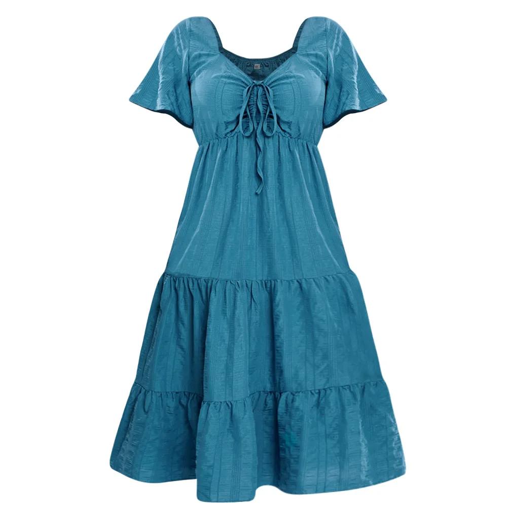 Robe longue d'été grande taille pour femmes