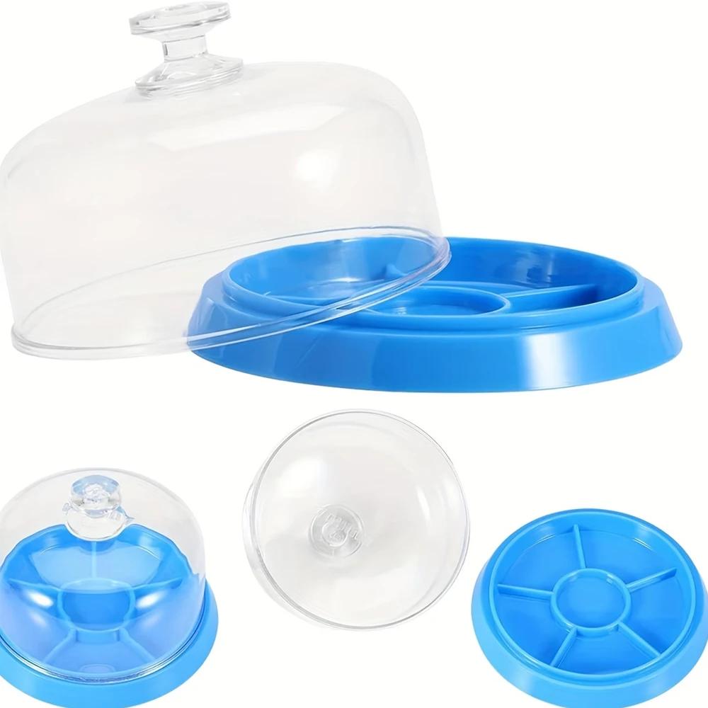 1 ensemble d'outils de réparation de montres - Couvercle de mouvement anti-poussière et anti-humidité avec plateau de rangement, adapté aux pièces de montre