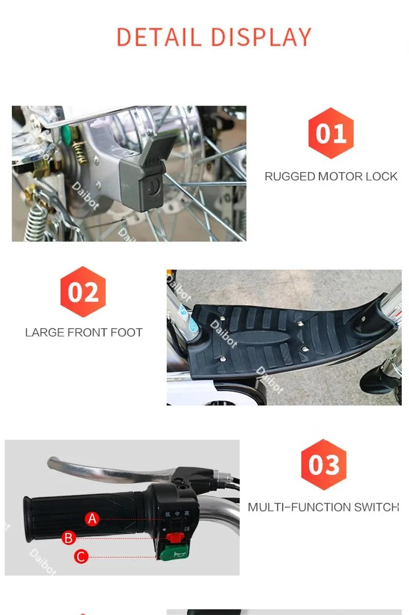 Vélo électrique à 2 roues VTT pour adultes les déplacements pour 2 personnes femmes batterie de ville vélo électrique amovible longue portée