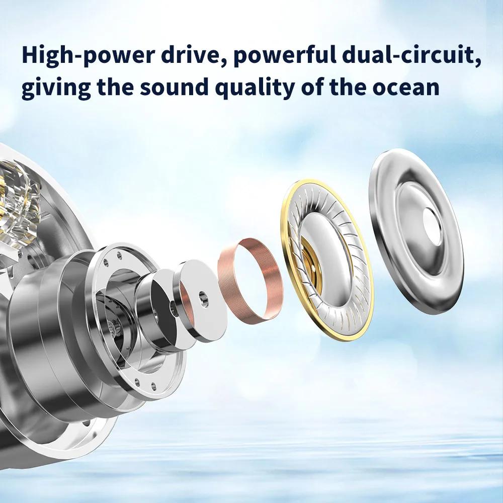 TRN Conch-Écouteurs intra-auriculaires dynamiques à diaphragme en diamant DLC