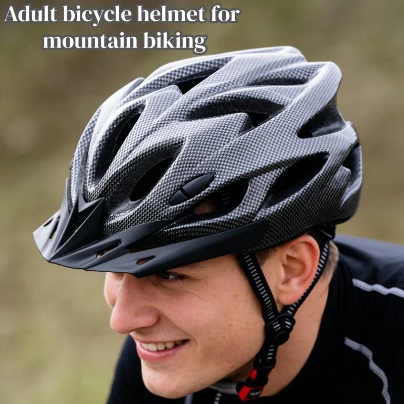 Casque de vélo avec doublure confortable, léger, creux, réglable, pour hommes et femmes, protection de la tête, sécurité à vélo, casque de vélo VTT, nouveau